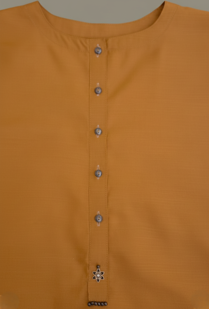 Golden Olive Kurta